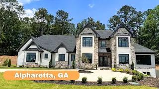 Tour This STUNNING 6,000 SQ FT Home For Sale In Alpharetta GA - 5 Bedrooms | 5.5 Bathrooms