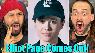 Elliot Page Comes Out As Transgender! REACTION!!