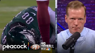 Dallas Goedert reportedly to miss time due to shoulder injury | Pro Football Talk | NFL on NBC
