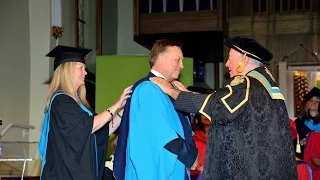 Nigel Foster receives Honorary Award from the University of Huddersfield