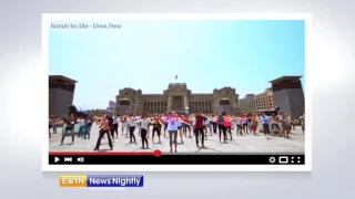 Peru's March for Life Flash Mob