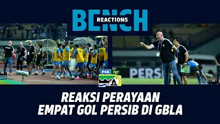 Selebrasi, Emosi, dan Aksi 💯 | Bench Reactions PERSIB vs PSS Sleman