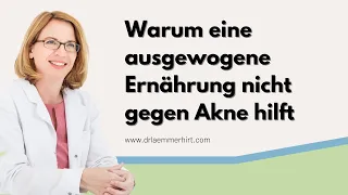 Warum eine ausgewogene #Ernährung nicht gegen #Akne hilft