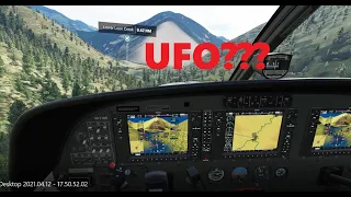 Flight Sim 2020!! Lower Loon Creek landing AND UFO SIGHTING!!!!