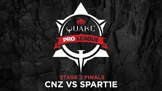 Cnz vs Spart1e - Quake Pro League - Stage 2 Finals - Day 1