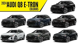 2024 Audi Q8 e-tron - All Color Options - Images | AUTOBICS