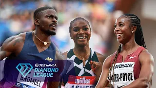 The closest 100m finishes in 2022 | Wanda Diamond League