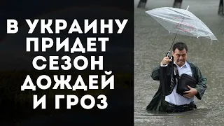 ПОГОДА В УКРАИНЕ ПРИНЕСЕТ СИЛЬНЫЕ ГРОЗЫ И ЛИВНИ