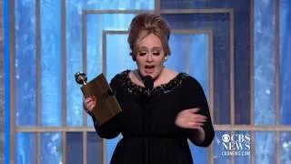 Adele wins "Best Original Song" at 2013 Golden Globes