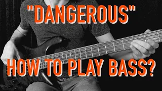 "DANGEROUS" by David Guetta - BASS Cover + Tabs