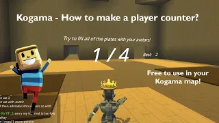 Kogama - How to make a player counter