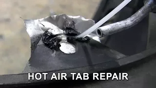Plastic Welding - Repair broken bumper tab with hot air plastic welder