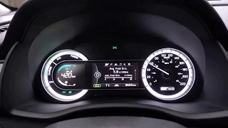 Kia Niro Winter driving economy - Instant fuel economy display use