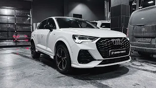 Замеры Audi Q3 40TFSI (F3) Stage 1 разгон 0-100 км/ч ДО и ПОСЛЕ чип тюнинга