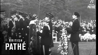 Royal Family At Unveiling Of Brookwood Memorial Reel 2 (1958)