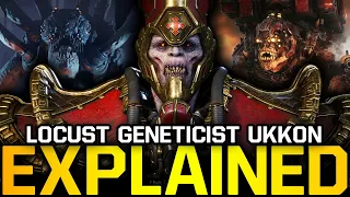 UKKON The Locust Geneticist & His History Explained (Gears of War Lore)