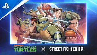 Street Fighter 6 | Teenage Mutant Ninja Turtles Collaboration Trailer | PS5