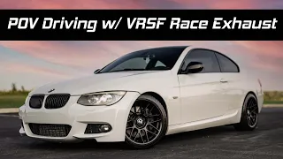 POV Drive in Stage 2+ N55 BMW 335i (VRSF Race Exhaust)