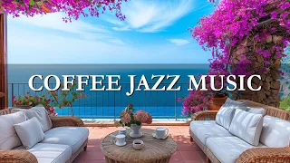 Smooth Bossa Nova Instrumental with Morning Seaside Cafe Ambience - Relaxing Music