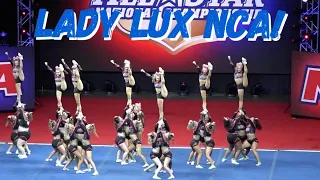 Cheer Extreme Lady Lux ~ NCA Day 1 ~ INCREDIBLE!!!