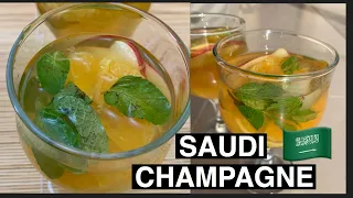 SAUDI CHAMPAGNE | NON-ALCOHOLIC DRINK | VERY EASY AND REFRESHING DRINK|