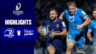 Instant Highlights - Leinster Rugby v Sale Sharks Round 2 │ Investec Champions Cup 2023/24