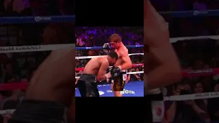 Bodyshot Knockdown!! Canelo insane punching power!! #shorts #boxing