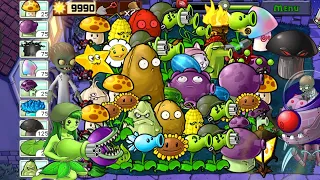 Giant All Plants Vs Zombies Gameplay Survival Night | Plants Vs Zombies Hack version android Ep 63