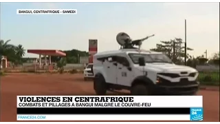 CENTRAFRIQUE - Flambée de violences à Bangui - Le couvre-feu pas respecté