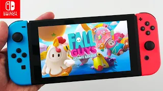 Fall Guys: Ultimate Knockout Nintendo Switch Gameplay Portable