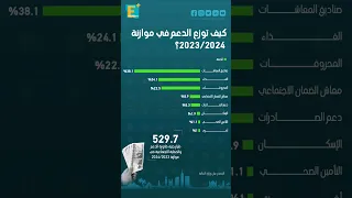 كيف تَوَزع الدعم في موازنة 2023 / 2024؟