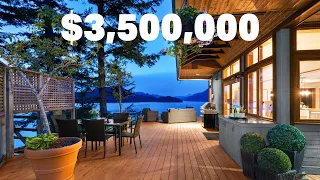 Take a look at this waterfront $3,500,000 designer home on Bowen Island