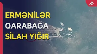 Ermənistan Qarabağa belə silah daşıyır - Nazirlik videogörüntüləri yaydı - APA TV