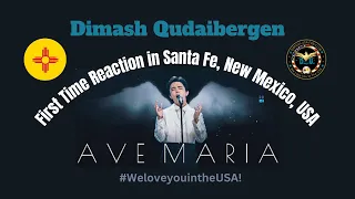 Dimash "Ave Maria" Real First Reaction in Santa Fe, New Mexico (August 18, 2023)