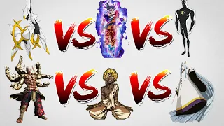 Arceus Vs Goku Vs Alien X Vs Hajun Vs Kaguya Vs Asura