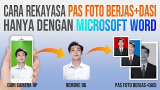 Cara Mudah Rekayasa Pas Foto Berjas dan Berdasi di Microsoft Word