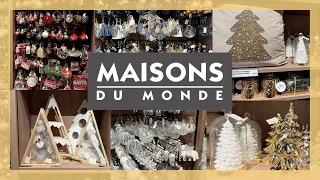 MAISONS DU MONDE ARRIVAGE DÉCORATION DE NOËL 2023: DÉCO SAPIN, GUIRLANDES, CALENDRIER AVENT ET PLUS!