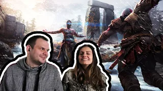 God Of War - Kratos vs. The Stranger Boss Fight REACTION