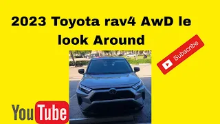 2023 toyota rav4 le awd look around