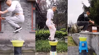 Chinese Man Shows off Incredible Kung FU Skills by 'Jumping' on Water