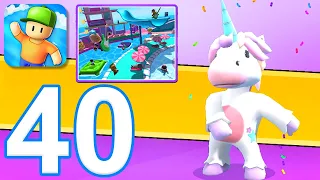 Stumble Guy‪s‬ - Gameplay Walkthrough Part 40 - New Map: Barbie Dream Dash (iOS, Android)