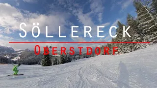 Söllereck Ski Fahrt wundervolle Aufnahmen Oberstdorf Allgäu