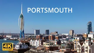 Portsmouth , England 🇬🇧 | 4K Drone Footage