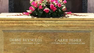 FAMOUS GRAVE TOUR: Carrie Fisher And Debbie Reynolds At Forest  Lawn Hollywood Hills