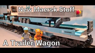 NEW Lego Maersk MOC a trailer trainwagon