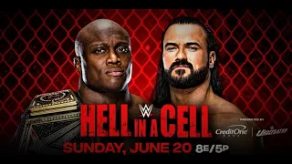 WWE 2k20 Hell in a Cell Simulation WWE Championship HIAC Match Bobby Lashley vs Drew Mcintyre