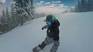 Insta360 x3 snowboarding at Meribel
