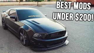 The Best CHEAP Mods for 11-14 Mustangs!