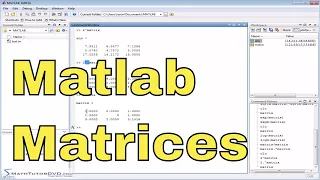 Matlab Tutorial - 42 - Apply Mathematical Functions to Matrices