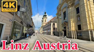 Linz, Austria - 2024 Walking Tour 4K UHD